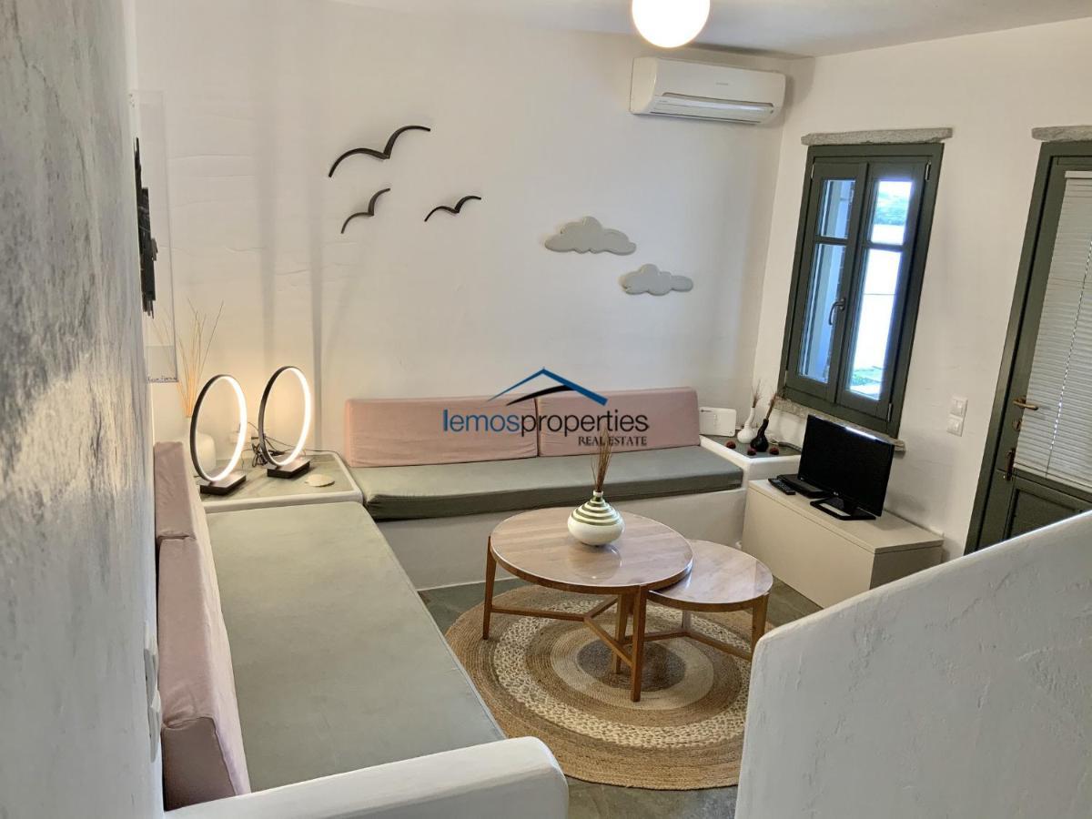Aqua Blue, Only 100 Meters From The Beach Of Gialiskari Ioulis Exteriér fotografie