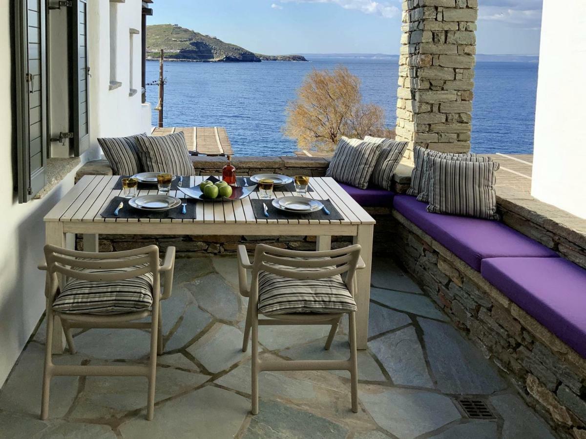 Aqua Blue, Only 100 Meters From The Beach Of Gialiskari Ioulis Exteriér fotografie